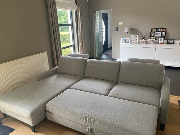 Zetel na professionele reiniging in Tielt-Winge - vlekvrij resultaat