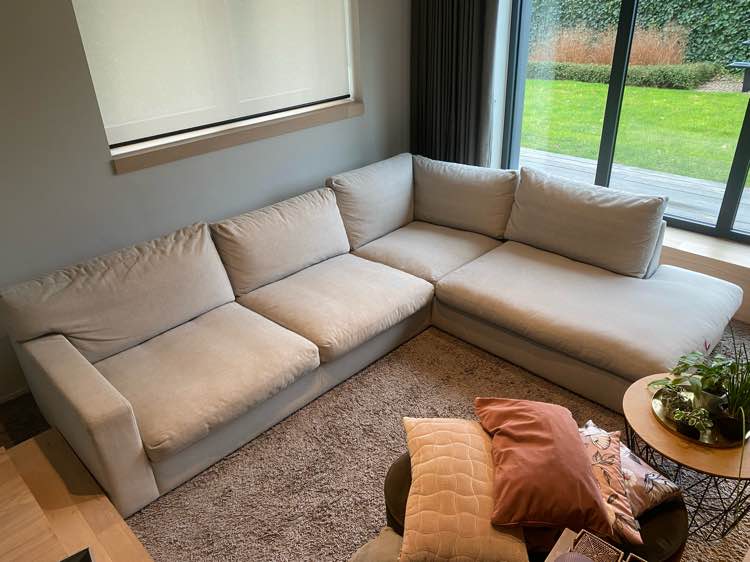 Zetel na professionele reiniging in Rumst - vlekvrij resultaat