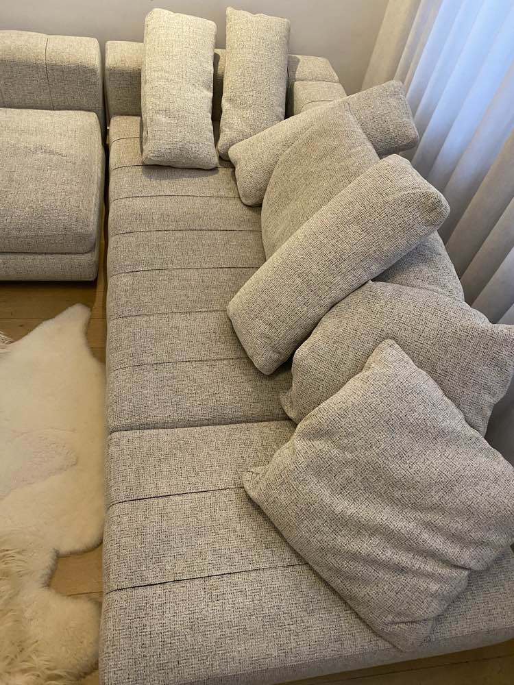 Zetel na professionele reiniging in Leuven - vlekvrij resultaat