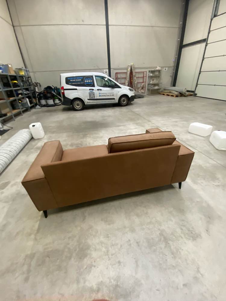 Zetel na professionele reiniging in Machelen - vlekvrij resultaat