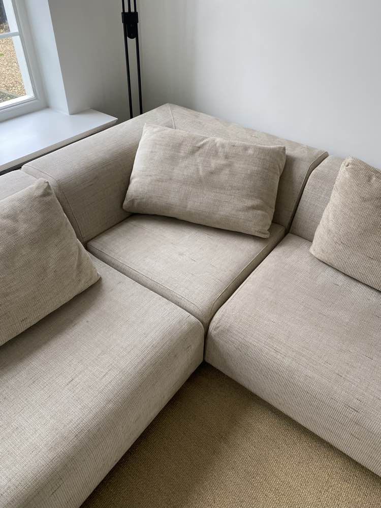 Zetel na professionele reiniging in Lennik - vlekvrij resultaat