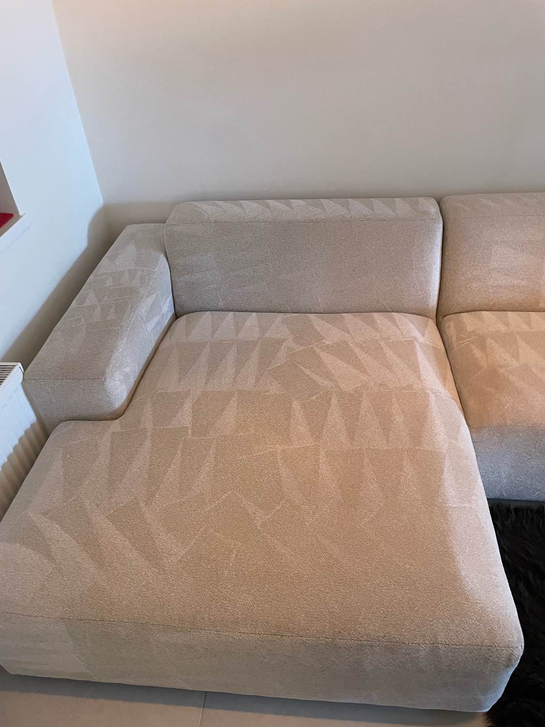 Zetel na professionele reiniging in Waregem - vlekvrij resultaat